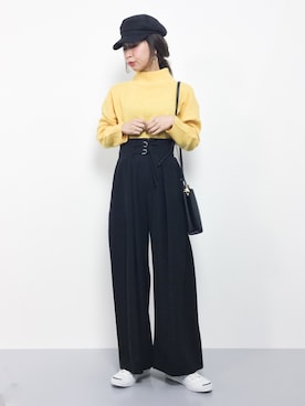 naoさん（レディース・163cm）の冬コーディネート