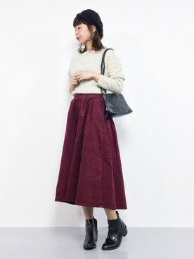 naoさん（レディース・163cm）の冬コーディネート