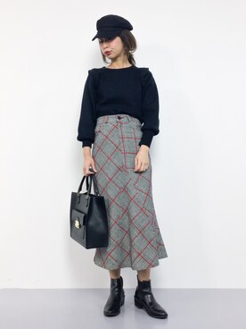 naoさん（レディース・163cm）の冬コーディネート