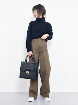 naoさん（レディース・163cm）の冬コーディネート