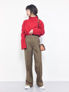 naoさん（レディース・163cm）の冬コーディネート