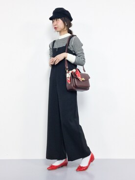 naoさん（レディース・163cm）の冬コーディネート