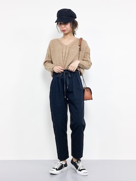 naoさん（レディース・163cm）の冬コーディネート