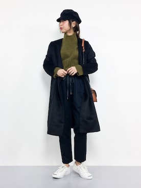naoさん（レディース・163cm）の冬コーディネート