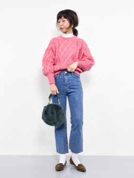 naoさん（レディース・163cm）の冬コーディネート