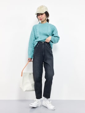 naoさん（レディース・163cm）の冬コーディネート