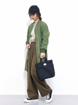 naoさん（レディース・163cm）の冬コーディネート