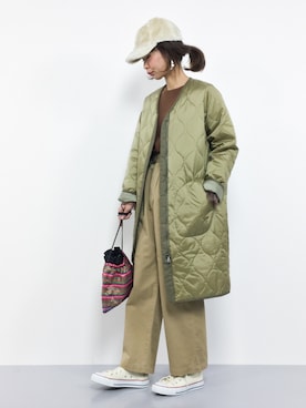 naoさん（レディース・163cm）の冬コーディネート