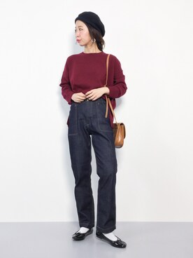 naoさん（レディース・163cm）の冬コーディネート