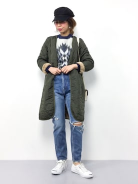 naoさん(レディース・163cm)の冬コーディネート