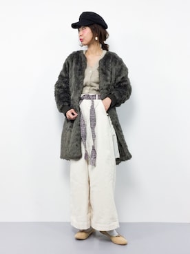 naoさん(レディース・163cm)の冬コーディネート