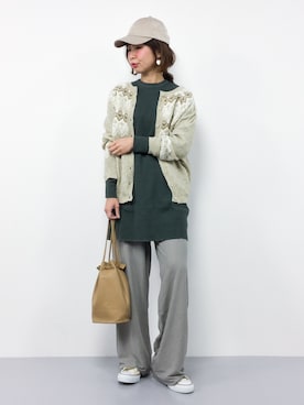 naoさん（レディース・163cm）の冬コーディネート