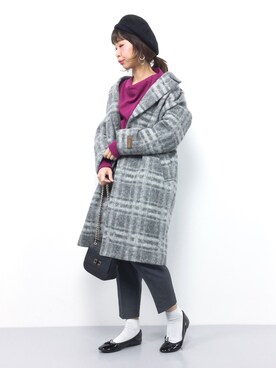 naoさん（レディース・163cm）の冬コーディネート