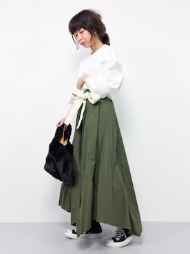 naoさん（レディース・163cm）の冬コーディネート