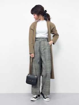 naoさん（レディース・163cm）の冬コーディネート