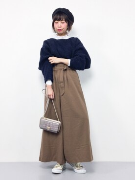 naoさん（レディース・163cm）の冬コーディネート