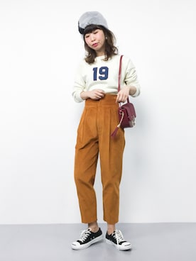 naoさん（レディース・163cm）の冬コーディネート