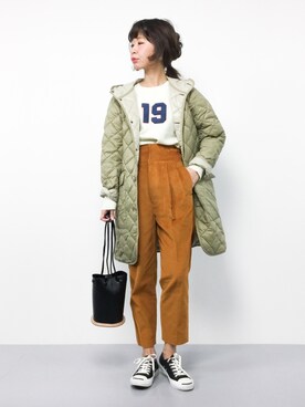 naoさん（レディース・163cm）の冬コーディネート