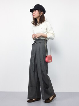 naoさん（レディース・163cm）の冬コーディネート