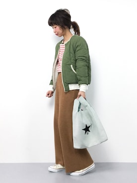 naoさん（レディース・163cm）の冬コーディネート