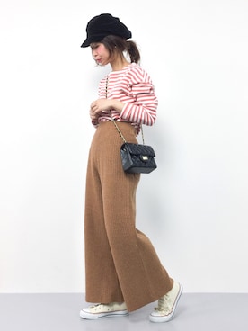 naoさん（レディース・163cm）の冬コーディネート