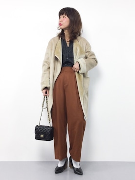 naoさん(レディース・163cm)の冬コーディネート