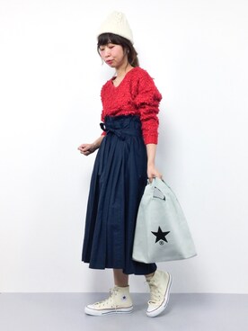 naoさん（レディース・163cm）の冬コーディネート