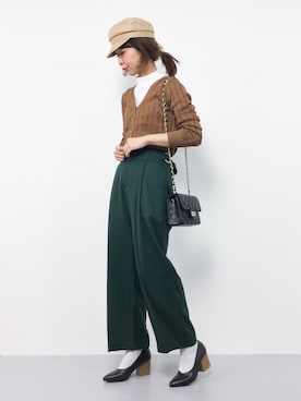 naoさん（レディース・163cm）の冬コーディネート