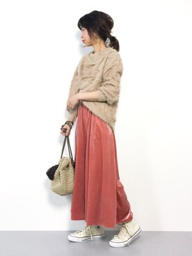 naoさん（レディース・163cm）の冬コーディネート