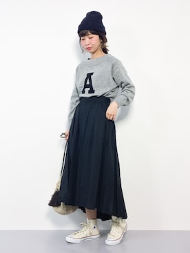 naoさん（レディース・163cm）の冬コーディネート