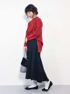 naoさん（レディース・163cm）の冬コーディネート