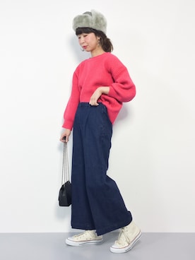 naoさん（レディース・163cm）の冬コーディネート