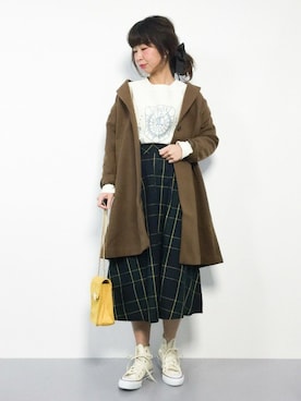 naoさん（レディース・163cm）の冬コーディネート