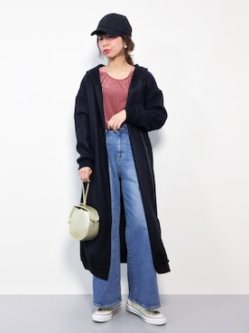 naoさん（レディース・163cm）の冬コーディネート