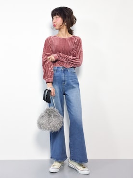 naoさん（レディース・163cm）の冬コーディネート