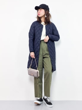 「SHIPS Days（シップスデイズ）のアイテム（ジャケット/アウター）」を使った、naoさん（レディース・163cm）の冬コーディネート