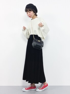 naoさん（レディース・163cm）の冬コーディネート