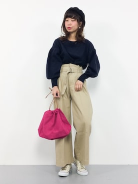 naoさん（レディース・163cm）の冬コーディネート