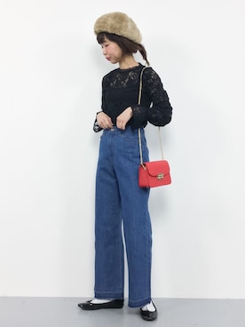 naoさん（レディース・163cm）の冬コーディネート