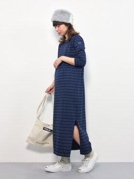 naoさん（レディース・163cm）の冬コーディネート