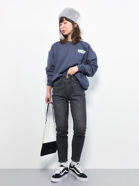 naoさん（レディース・163cm）の冬コーディネート