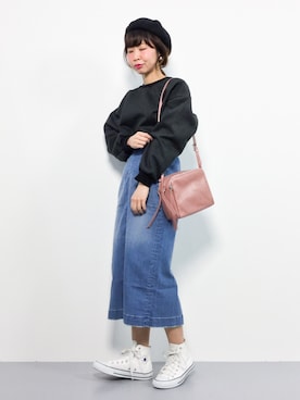 naoさん（レディース・163cm）の冬コーディネート