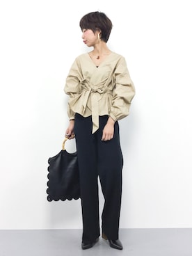 naoさん（レディース・163cm）の冬コーディネート