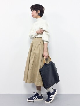 naoさん（レディース・163cm）の冬コーディネート