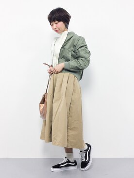 naoさん（レディース・163cm）の冬コーディネート