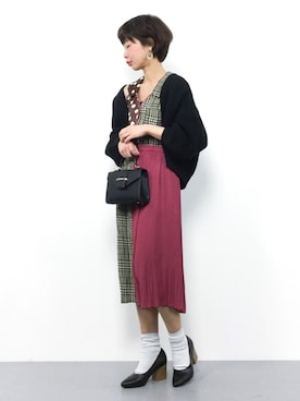 naoさん（レディース・163cm）の冬コーディネート