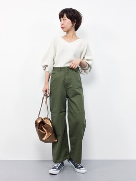 naoさん（レディース・163cm）の冬コーディネート