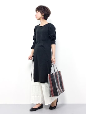 naoさん（レディース・163cm）の冬コーディネート