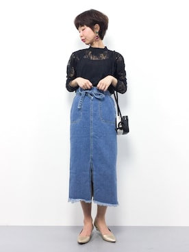 naoさん（レディース・163cm）の冬コーディネート