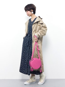 naoさん（レディース・163cm）の春コーディネート